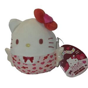 NEW Squishmallows 5" Inch Valentine’s Day Hello Kitty Plush Stuffed Toy